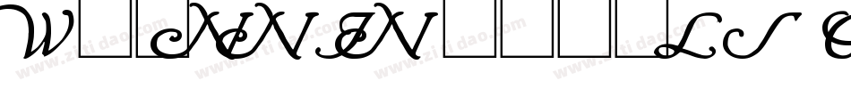 Wrenn Initials Condensed字体转换